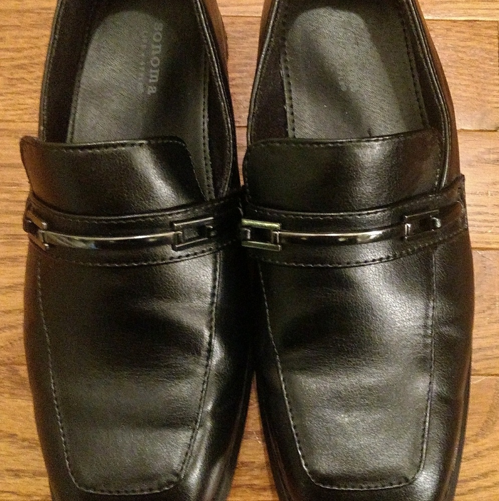 Boys Black Sonoma dress shoes